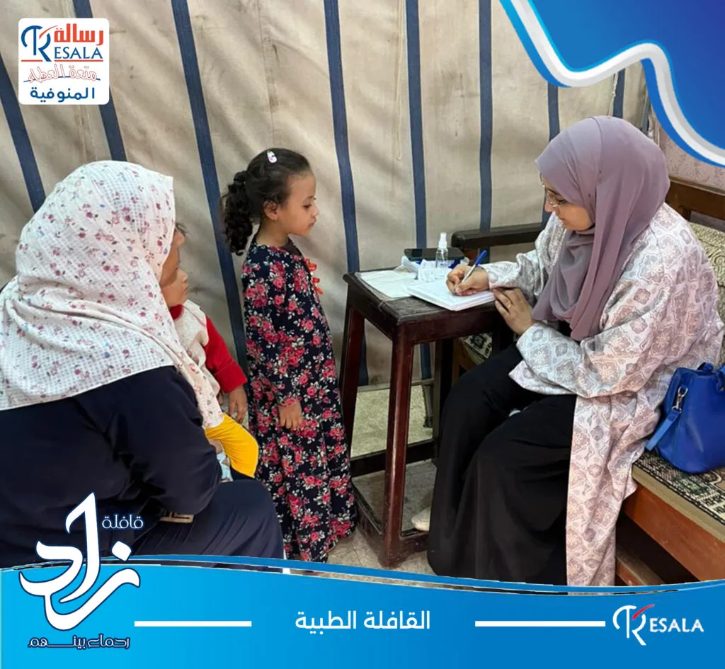 قافلة “زاد .. رحماء بينهم” بالشهداء